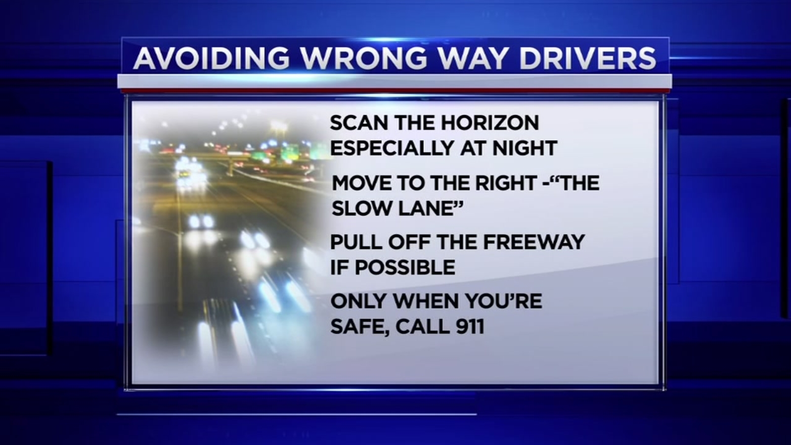 Wrong Way Driver Lane Preference Revealed - r5u4729