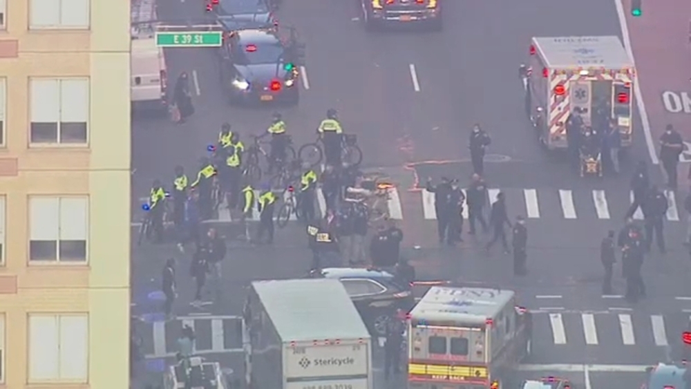 Pedestrians struck during protest in Manahttan