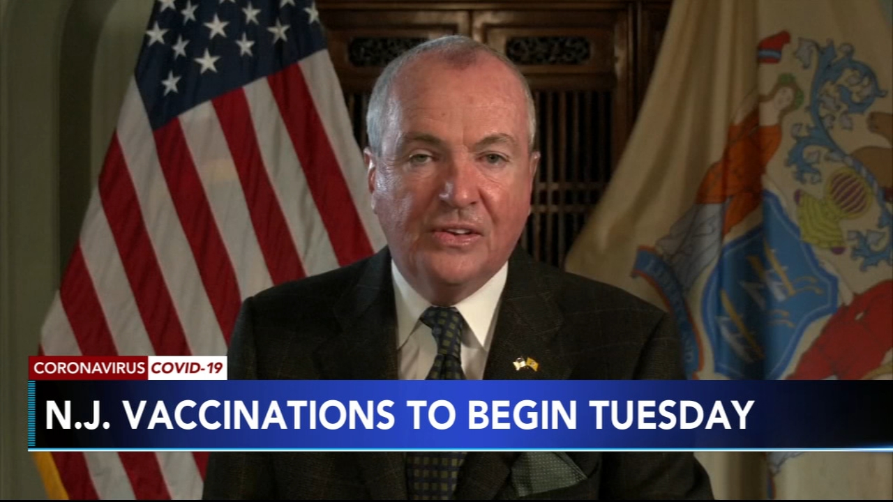Gov. Murphy says NJ's 1st COVID vaccines to be administered Tuesday