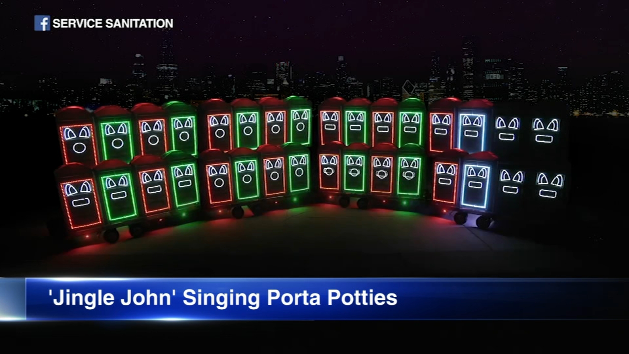 Jingle Johns spreads holiday cheer with light up music display