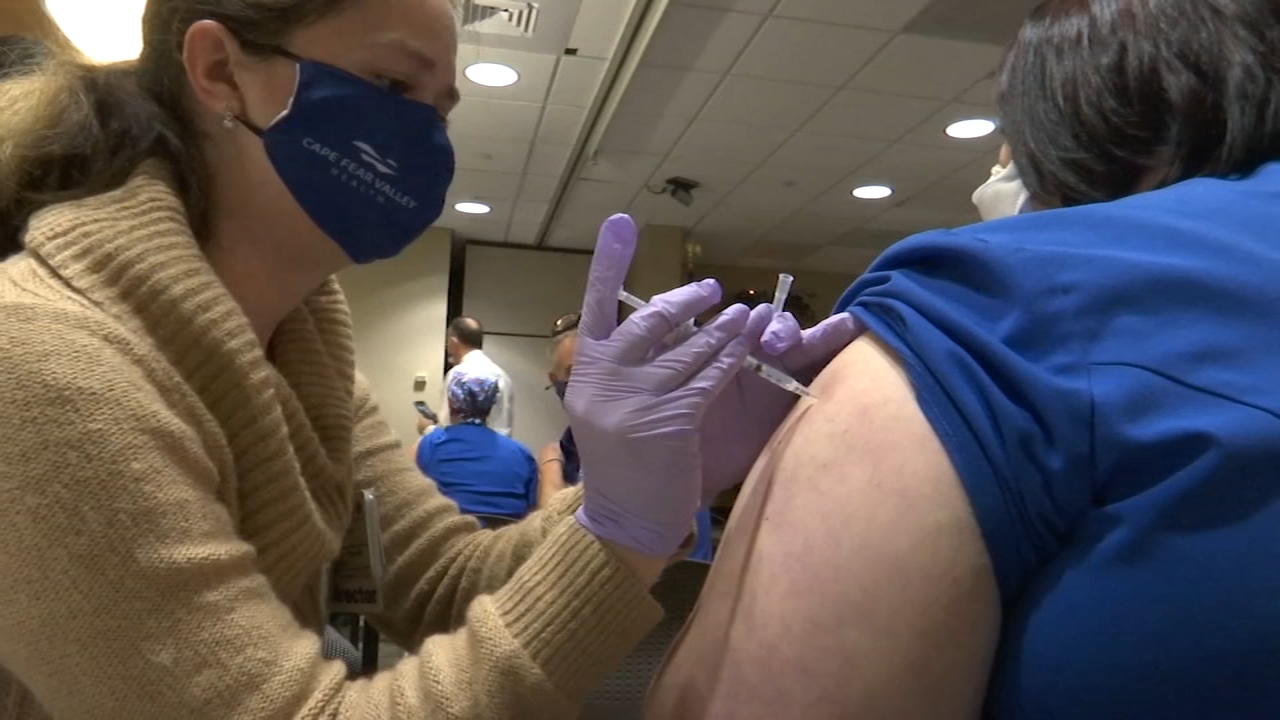First dozes of Pfizer vaccine arrive at Fayetteville hospital