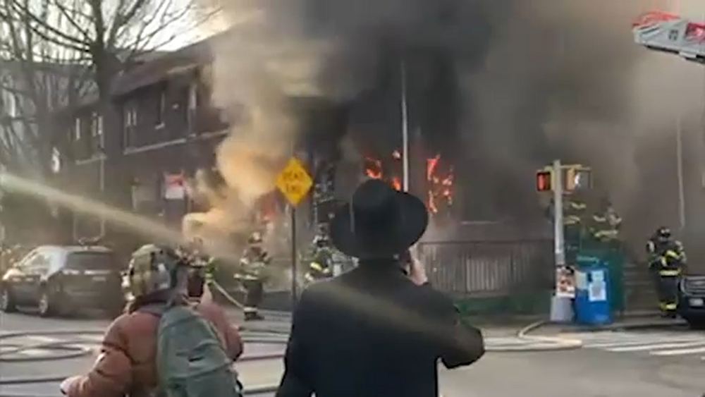 Politician's mom among those rescued after fire tears through NYC synagogue