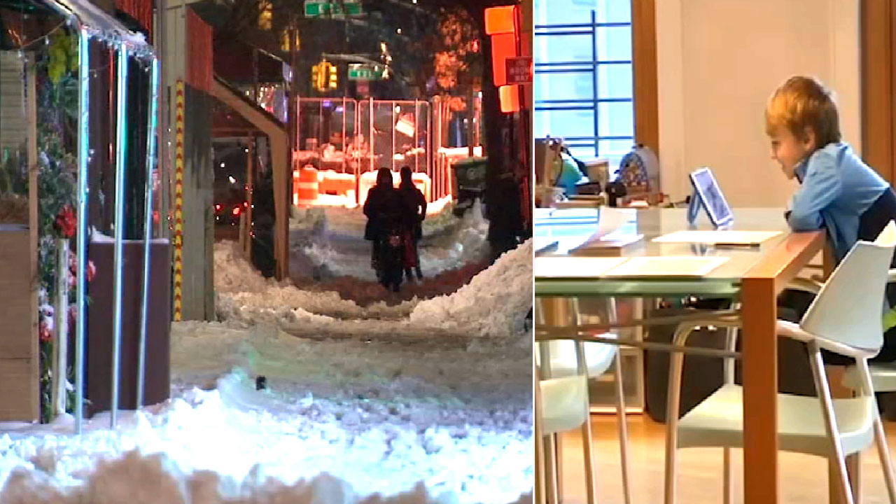 After the snow, NYC life returning to normal