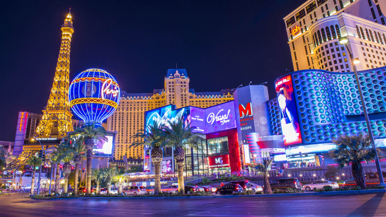 Nighttime in Las Vegas