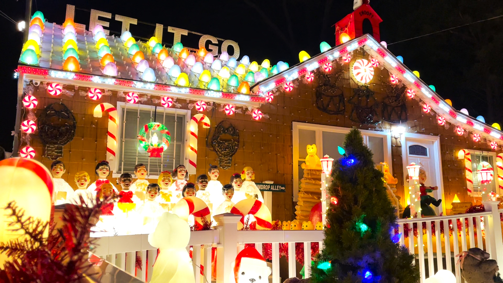 Visit a life-size gingerbread house on Long Island