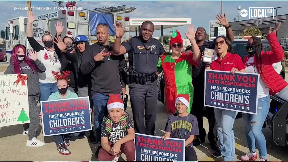 Bringing Holiday Cheer to First Responders