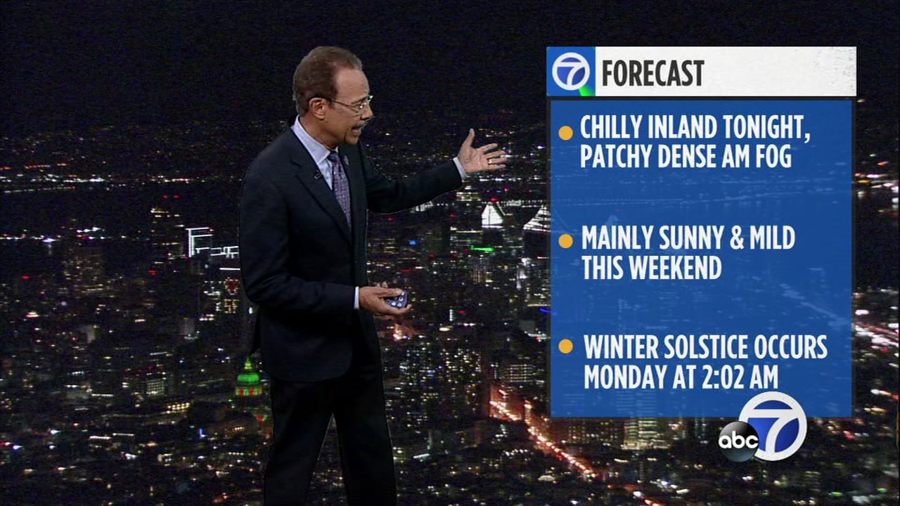 San Francisco Bay Area AccuWeather forecast: Mostly clear, chilly tonight, sunny weekend - Vimarsana News