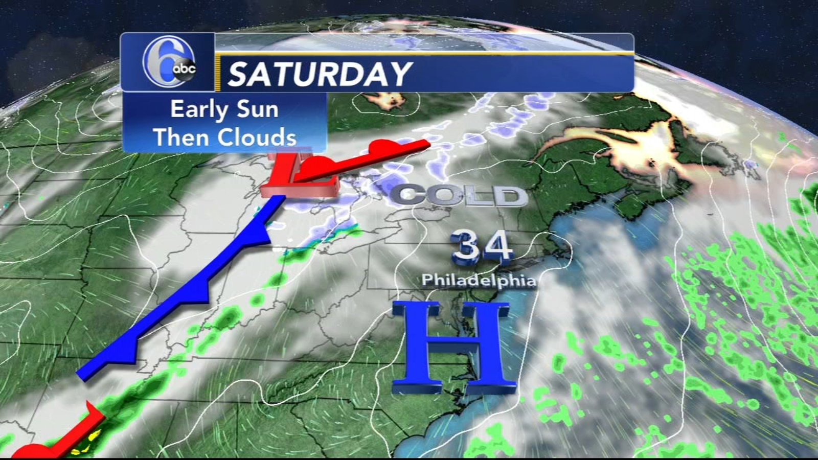 Meteorologist Adam Joseph with AccuWeather on Action News at 11 6abc