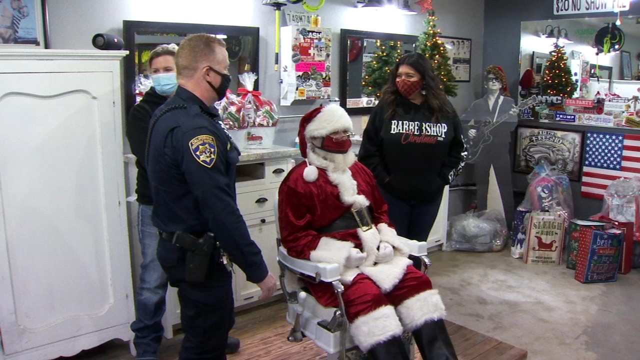 Clovis barbershop owner gives back to families in need