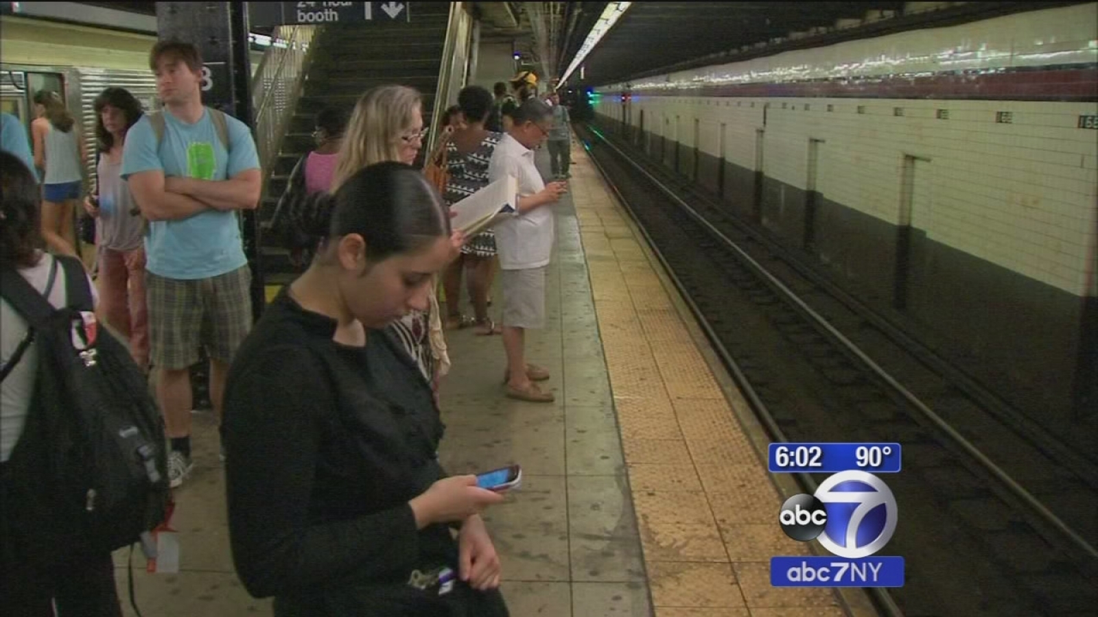 It's literally 122 degrees in a New York City subway station; 29