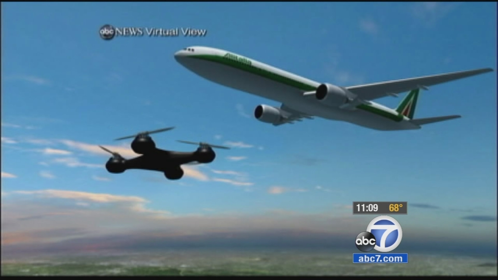 Delta plane has close call with drone before landing at JFK Airport