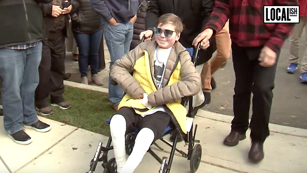 Young boy with rare skin condition gets accessible new home