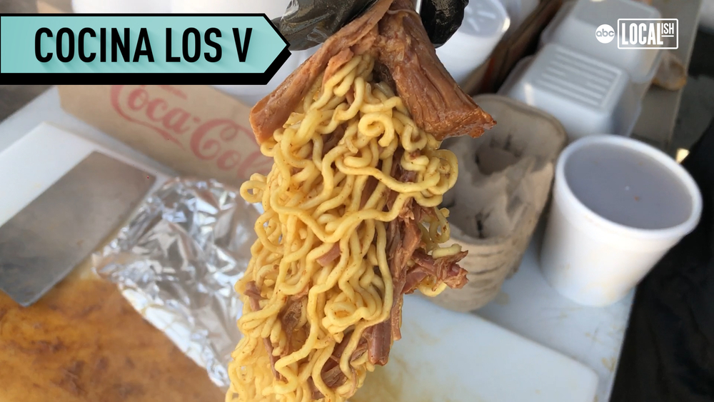Ramen noodles meets birria