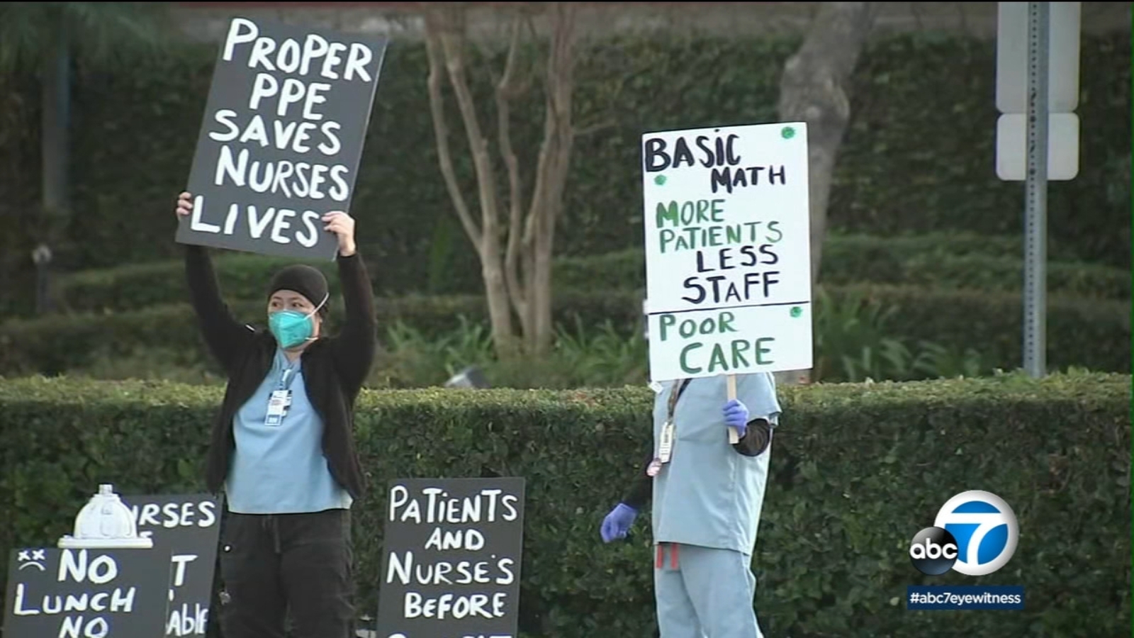 Nurses in Orange County protest staffing conditions at local hospitals - Vimarsana News