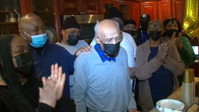 Family makes WWII vet's 100th birthday special, even during pandemic