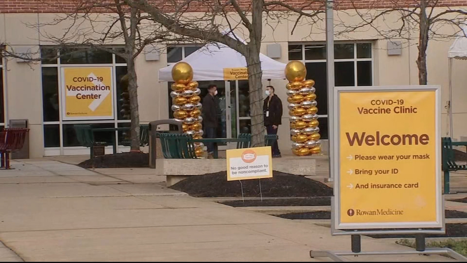 COVID19 New Jersey Update Rowan Medicine vaccine clinic opens in