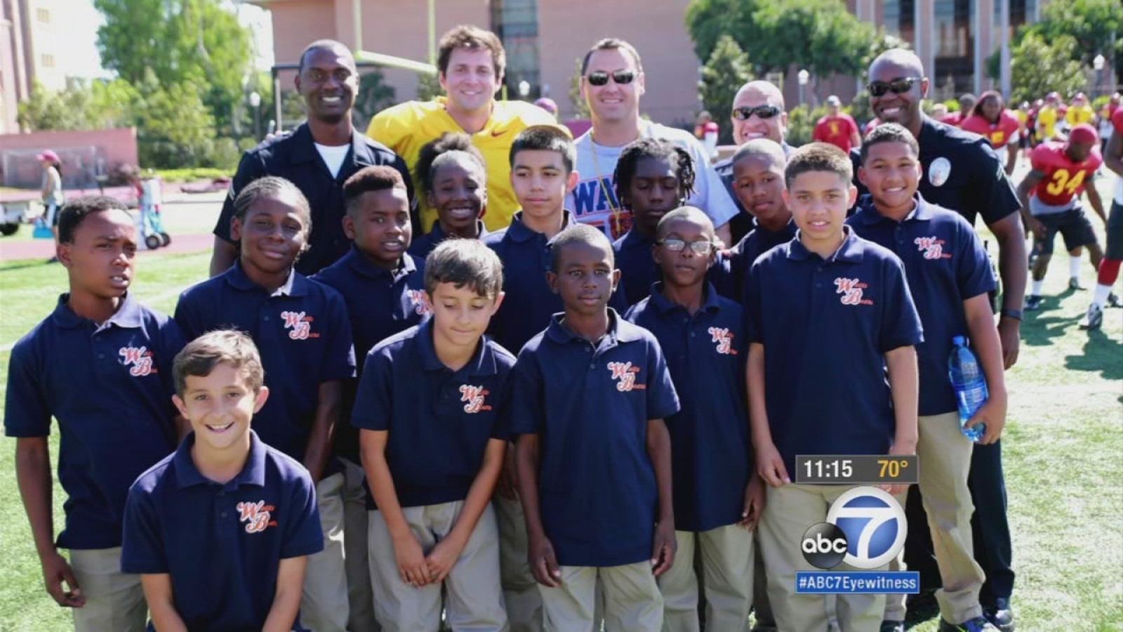 LAPD youth sports program changes hearts, minds in Watts - ABC7 Los Angeles