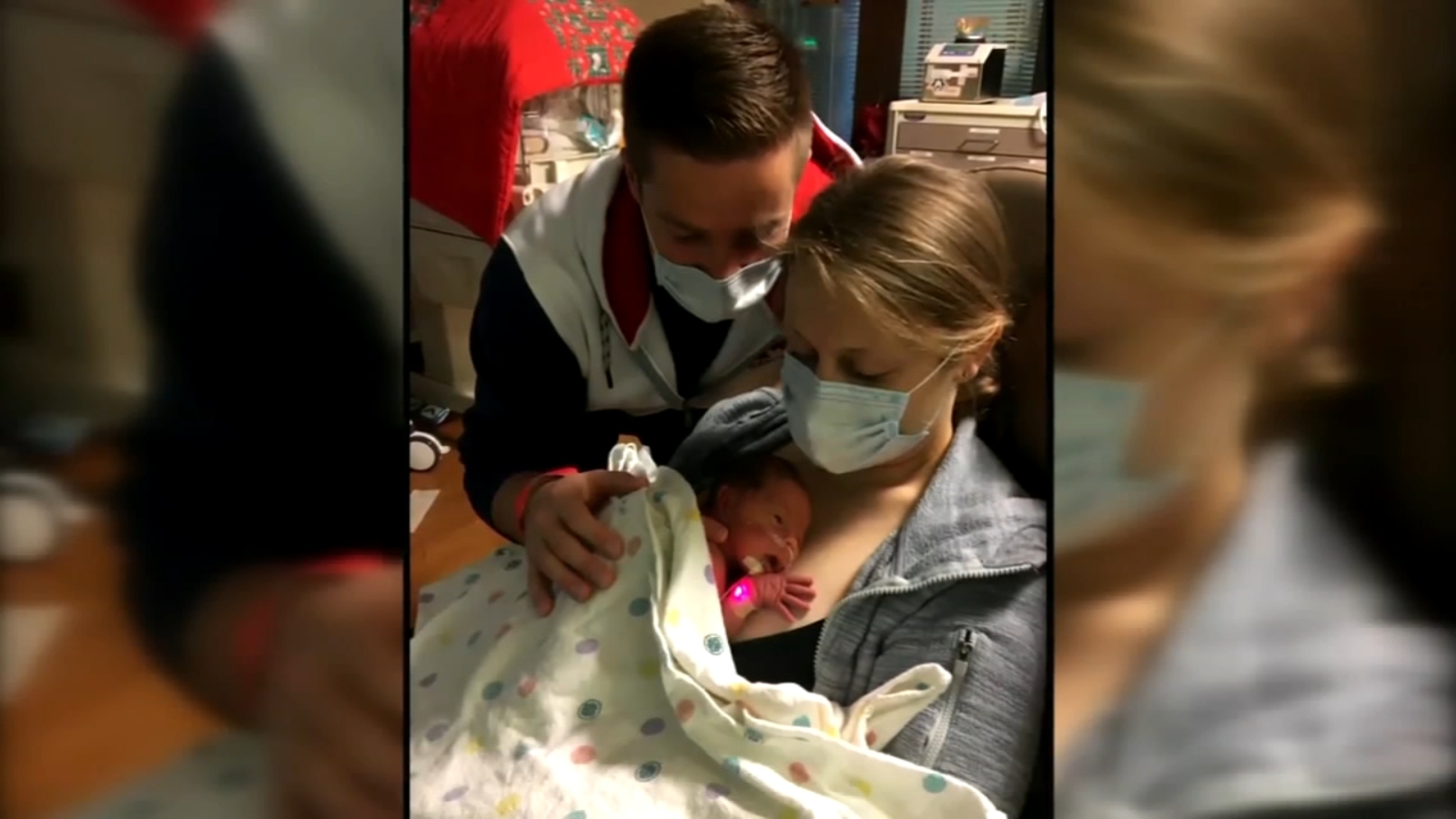 Virginia couple welcomes baby girl early this Christmas in Charlotte during layover - Vimarsana News