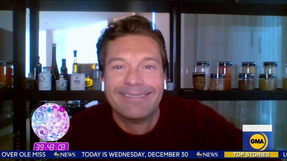 Ryan Seacrest on NYRE, announces 'last interview of the year' with Bidens