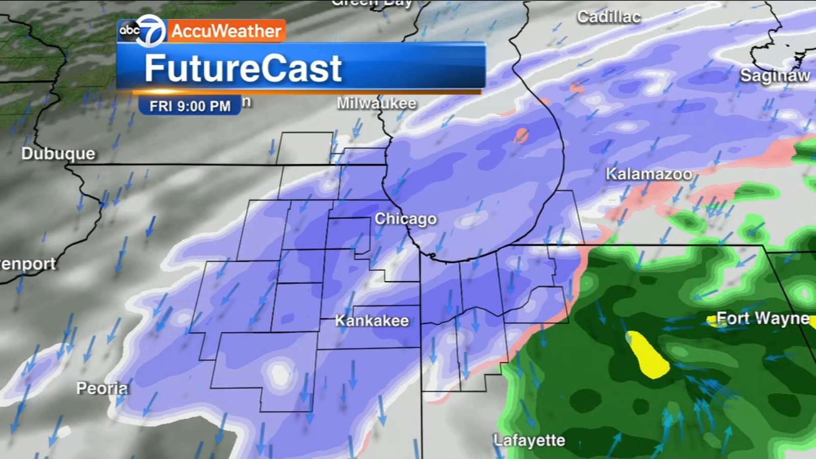 Chicago Weather Snow, ice, rain storm forecast to make for messy New