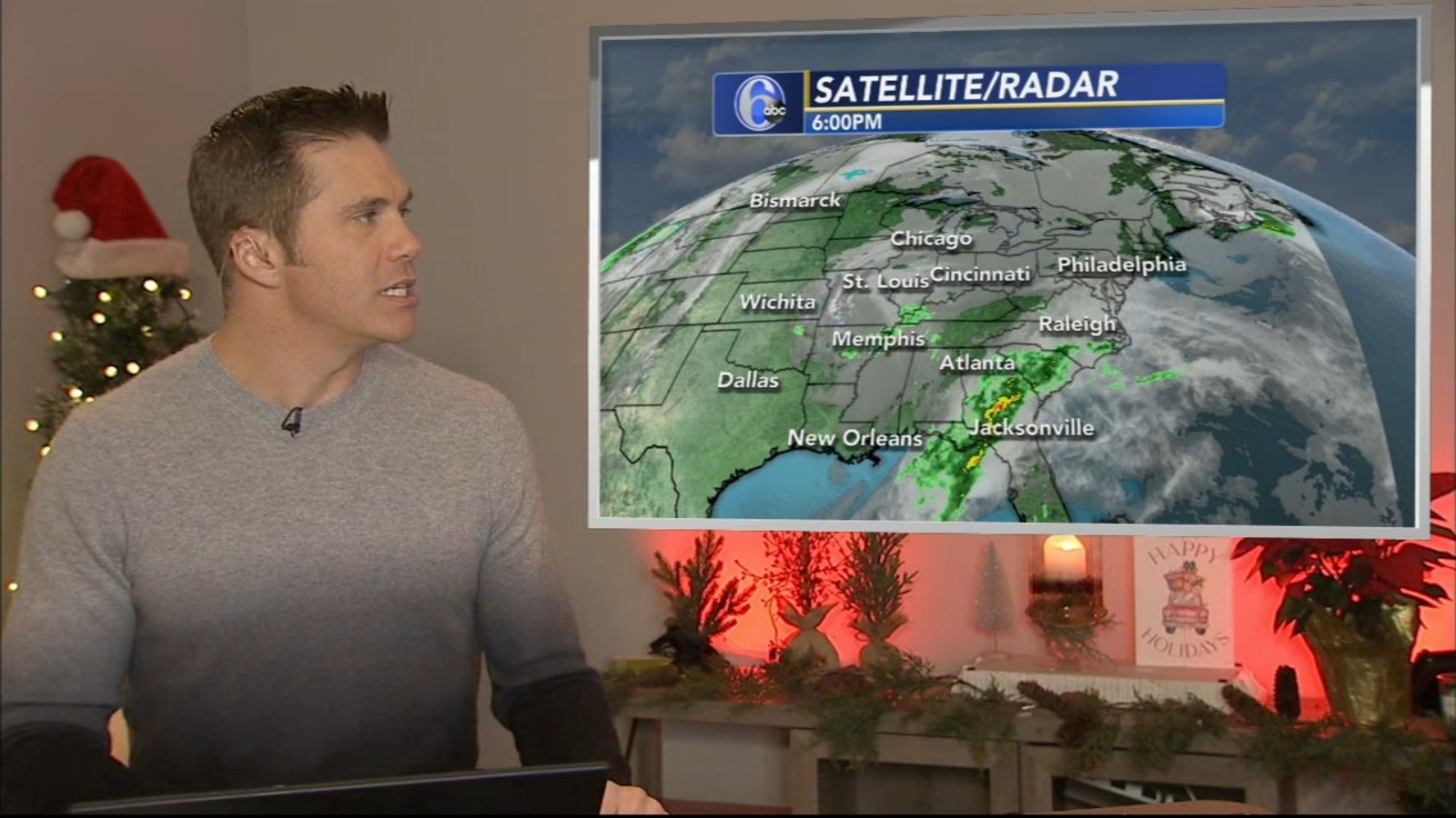 Meteorologist Adam Joseph with AccuWeather on Action News at 6 6abc
