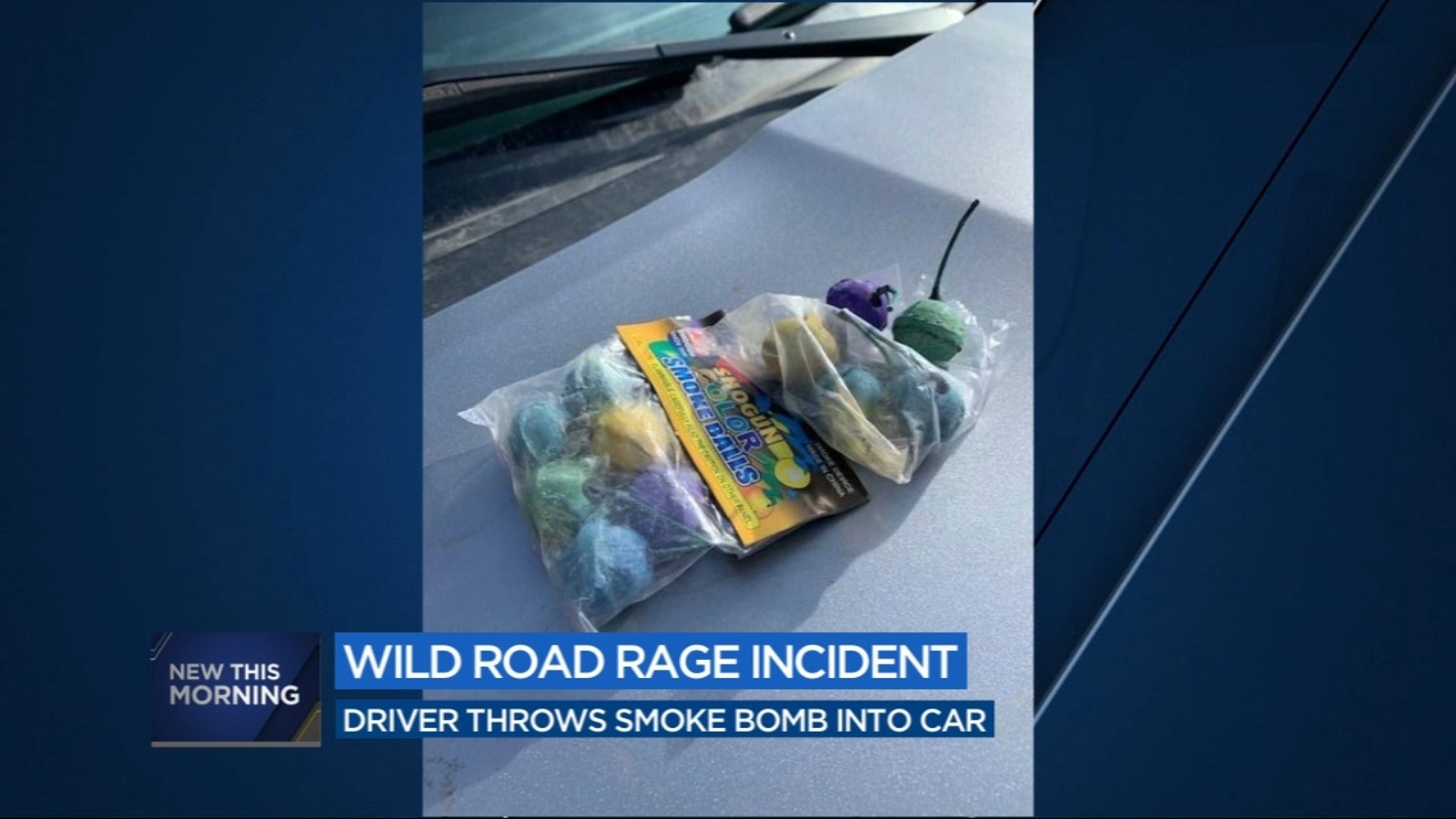 Woman throws smoke bomb into car during road rage incident in Visalia