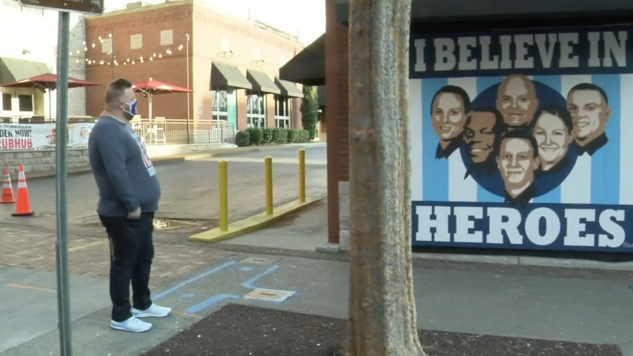 Nashville mural depicts heroic officers from Christmas bombing