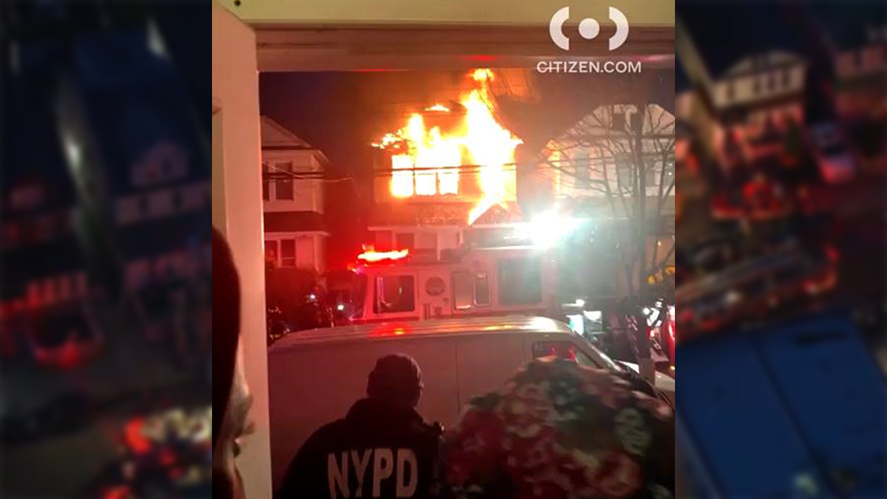 All hands fire burns through Bronx home