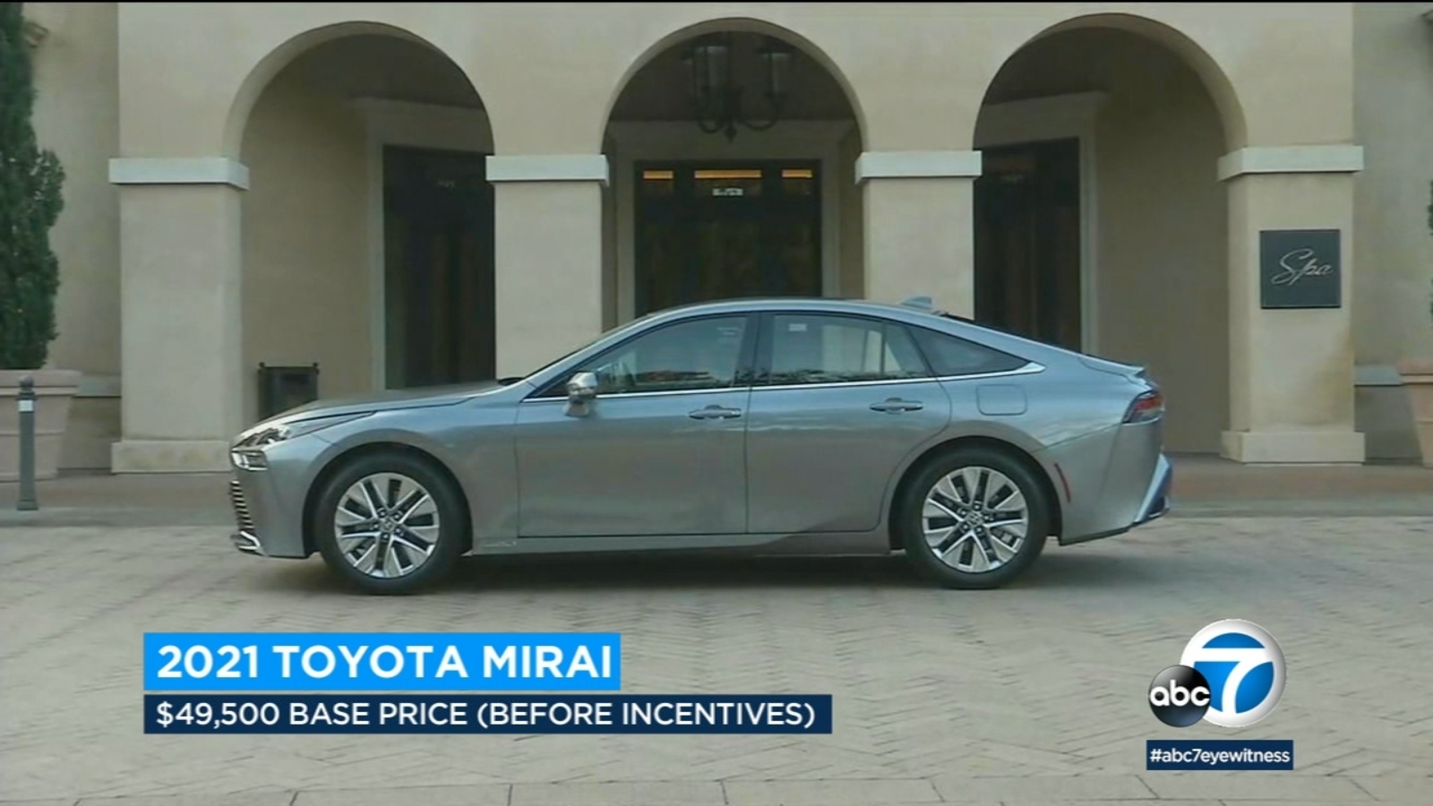 Mirai Toyota 2021 Second Generation Mirai Fuel Cell Vehicle Improves Efficiency Looks Abc7 Los Angeles