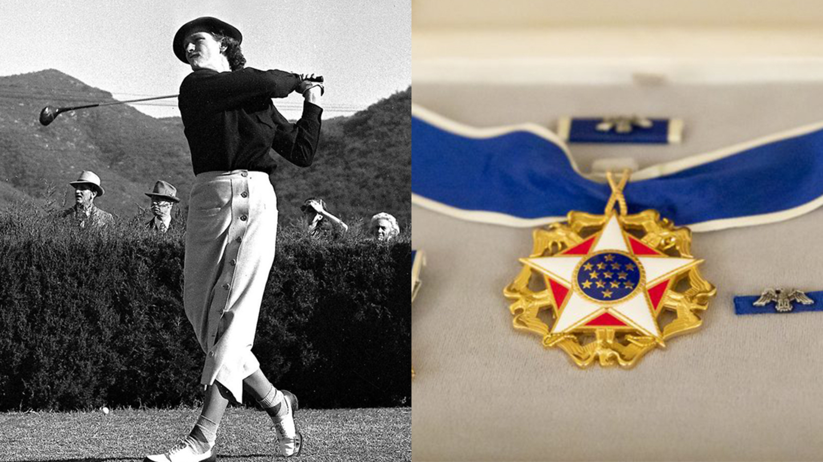 Babe Zaharias, southeast Texas athlete, receives Presidential Medal of