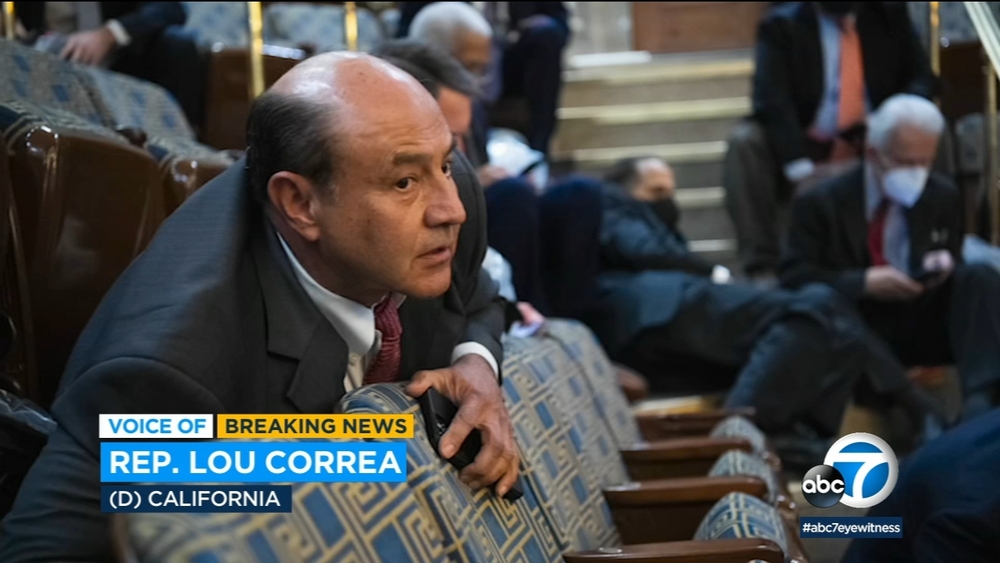 OC congressman berated by Trump supporter during live ABC7 interview about Capitol