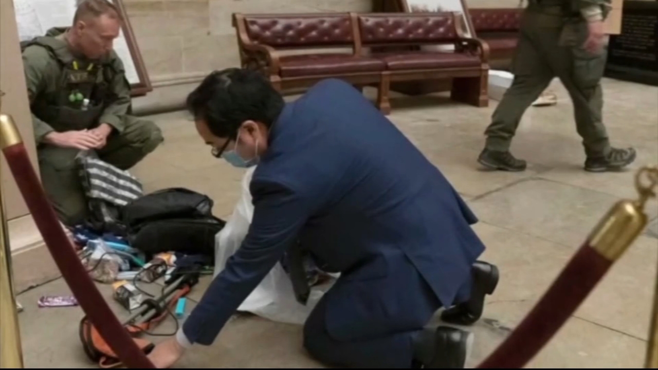 N.J. congressman Andy Kim helps clean up U.S. Capitol after insurrection