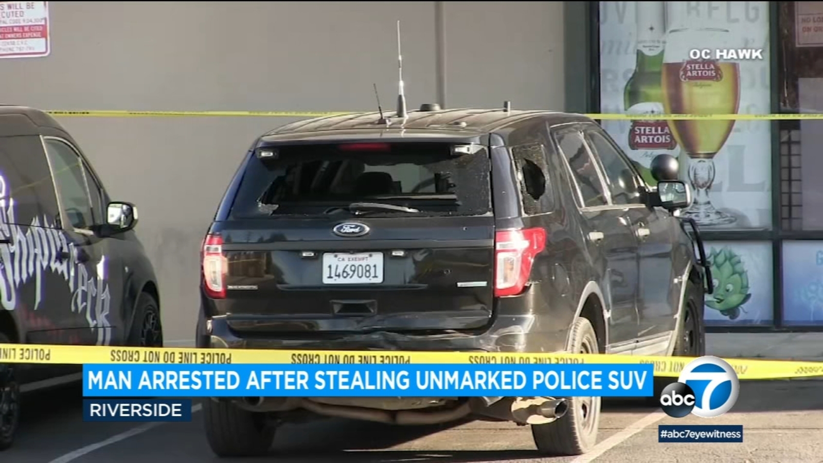 Officers arrest man suspected of stealing Corona police cruiser ...