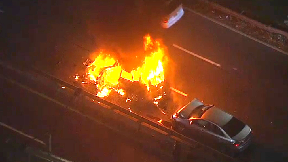 Fiery crash causes traffic nightmare on FDR Drive