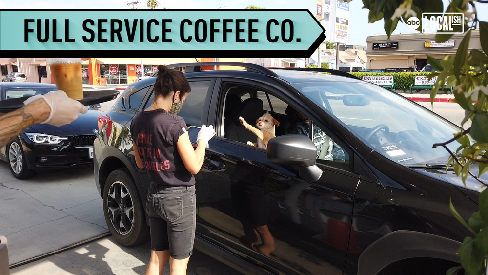 Coffee shop uses drive-thru to stay in business during COVID-19