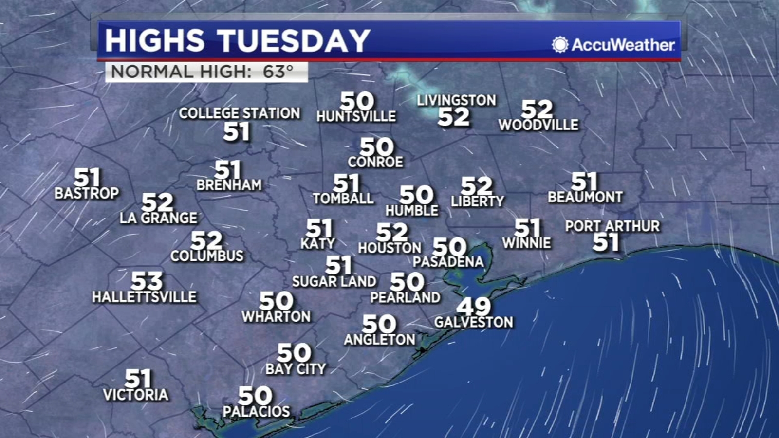 Houston Weather Mild afternoon with clouds building in ABC13 Houston