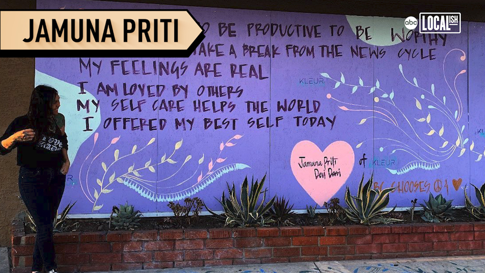 Street art emerges on shuttered businesses
