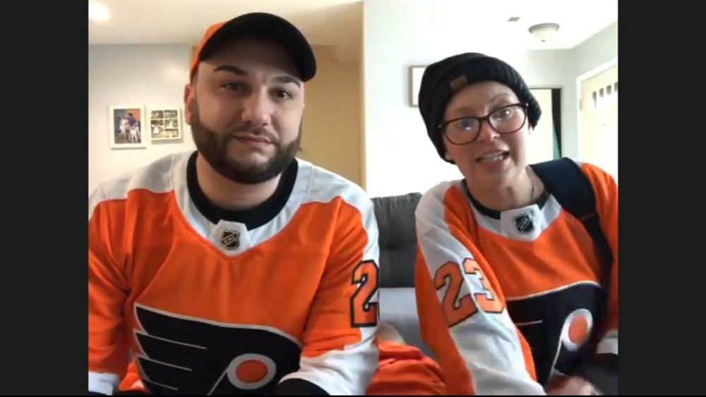 Flyers honor frontline families with VIP treatment at games