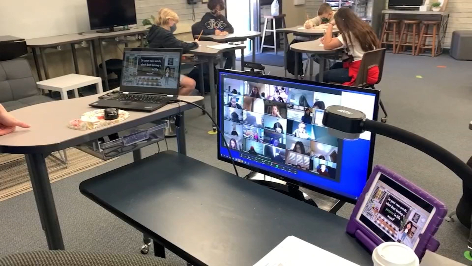 Clovis Unified teacher explains new routines of distance learning - Vimarsana News