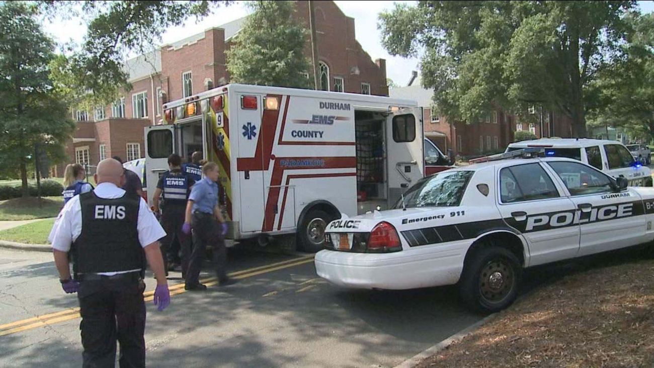 Durham police responded to a shooting on Trinity Avenue on Friday