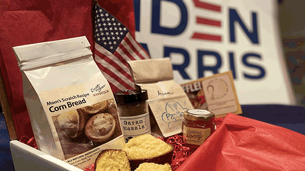 East Bay woman creates breakfast boxes to celebrate Kamala Harris