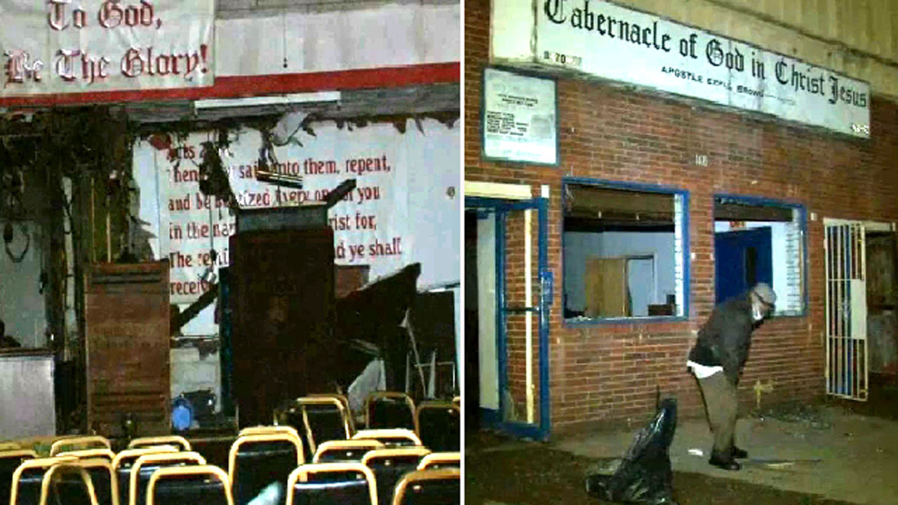 Brooklyn church damaged by fire