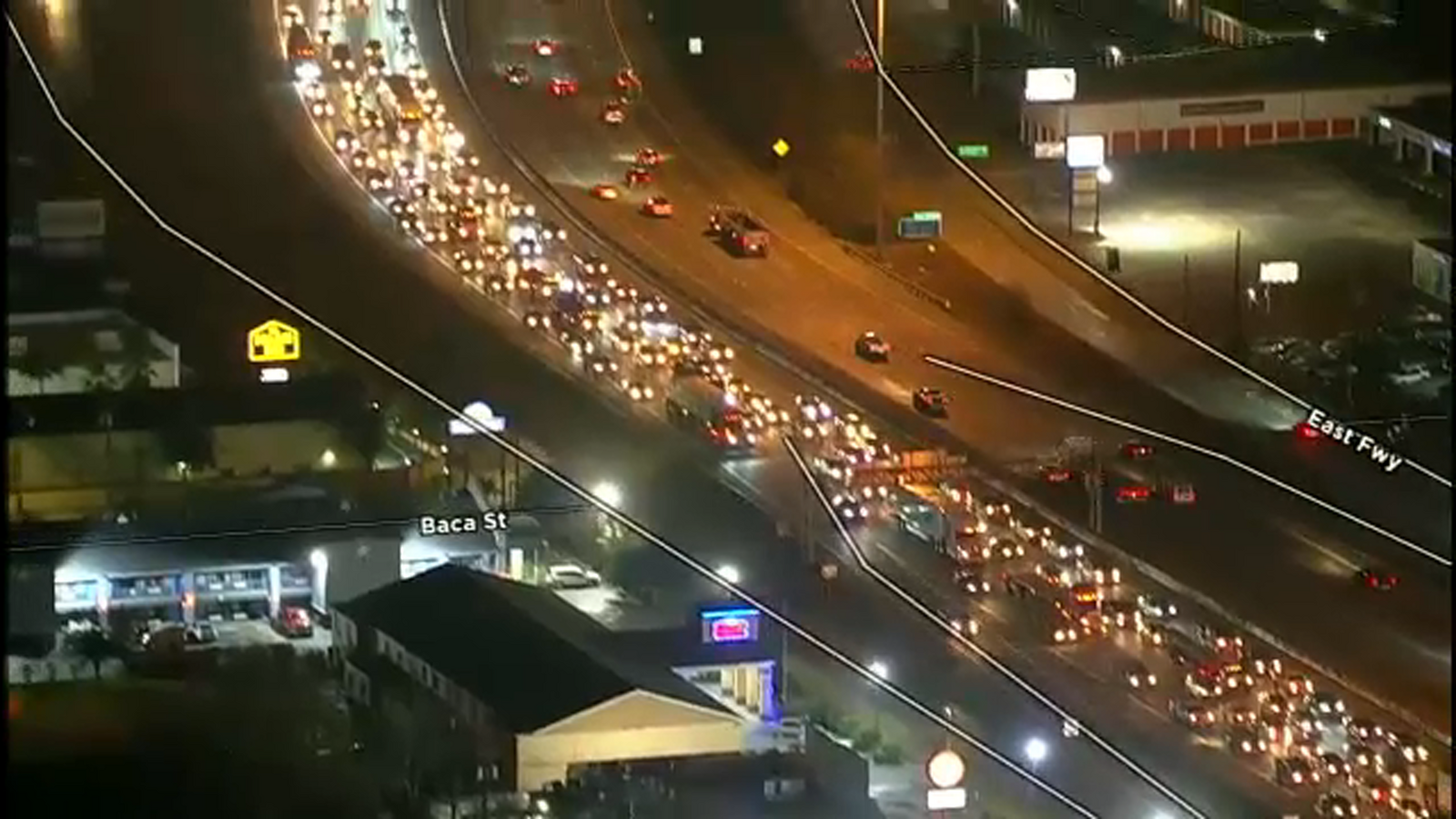 3 backtoback crashes caused major delays on I10 inbound near I610