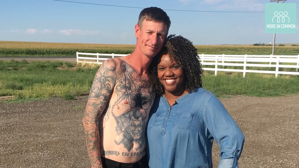 Former Neo-Nazi removes swastika tattoos