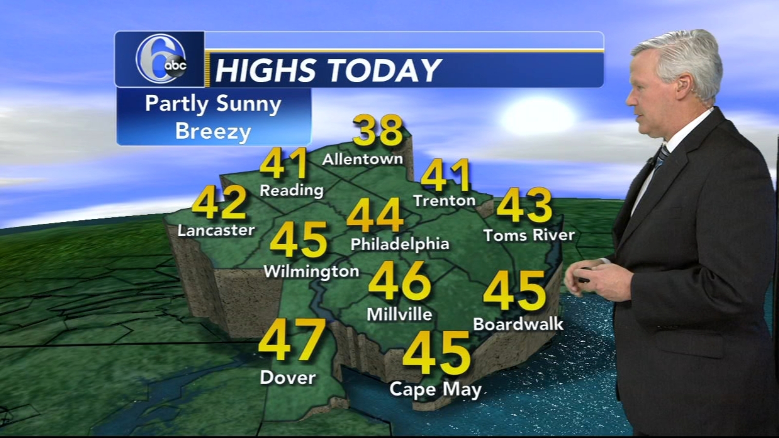 Philadelphia AccuWeather forecast for Pennsylvania, New Jersey and