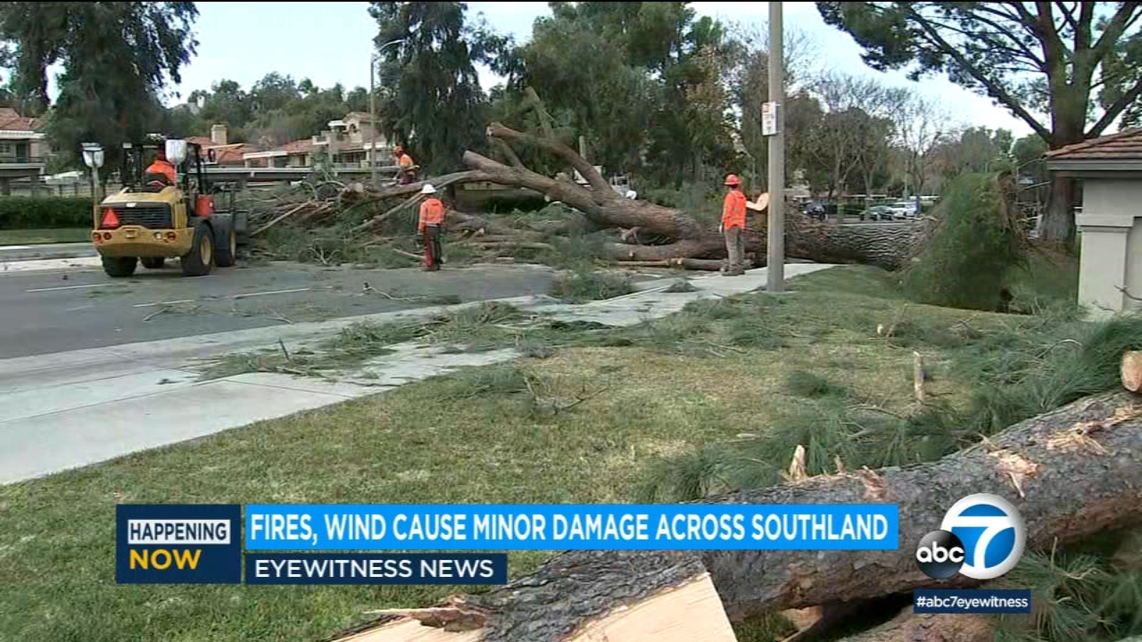 SoCal fires: Thousands of SCE customers without power as strong winds cause minor damage across Southland - Vimarsana News