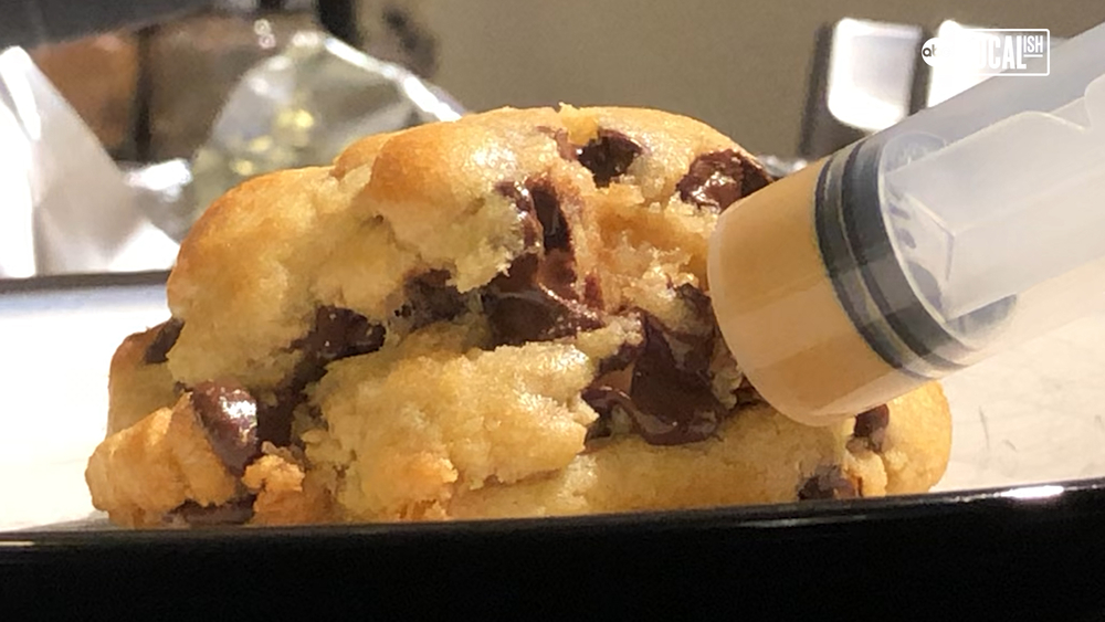 Sweet Shot Cookies erupt with gooey injections 