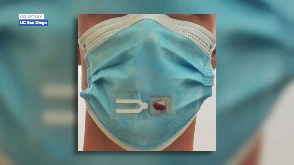 This sticker on your mask would detect COVID exposure