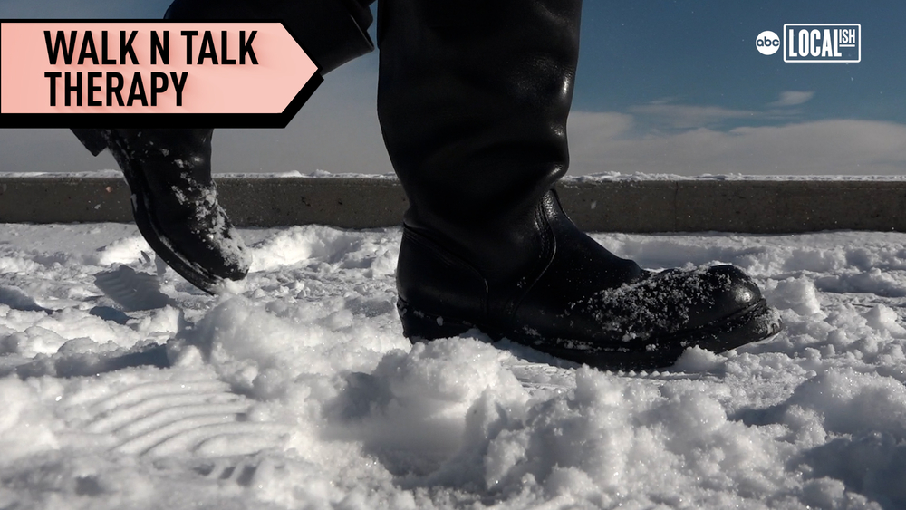 Walk and Talk therapist takes mental health help outdoors