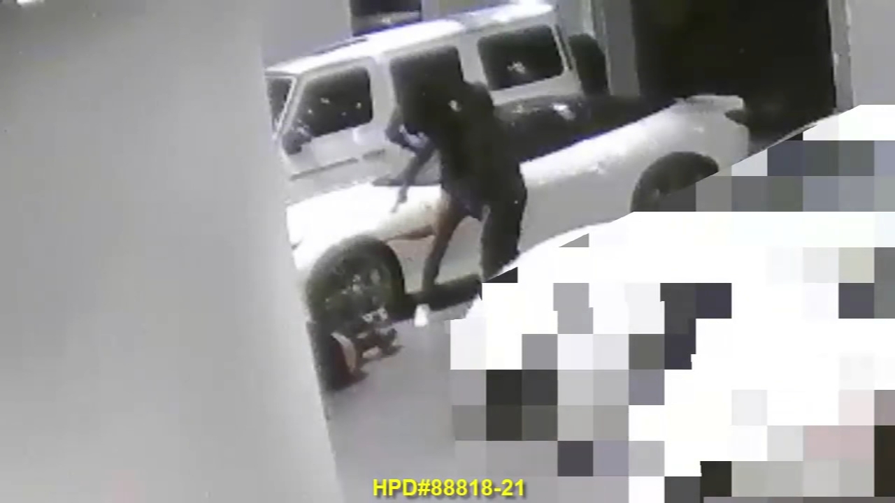 Surveillance shows brutal robbery in Memorial neighborhood